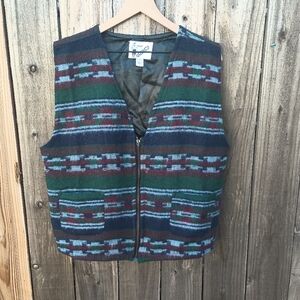 NOS men's wool blend vest Made in India.